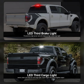 HTZCMOTO installed on 2012 Ford F150 rear improving brake visibility