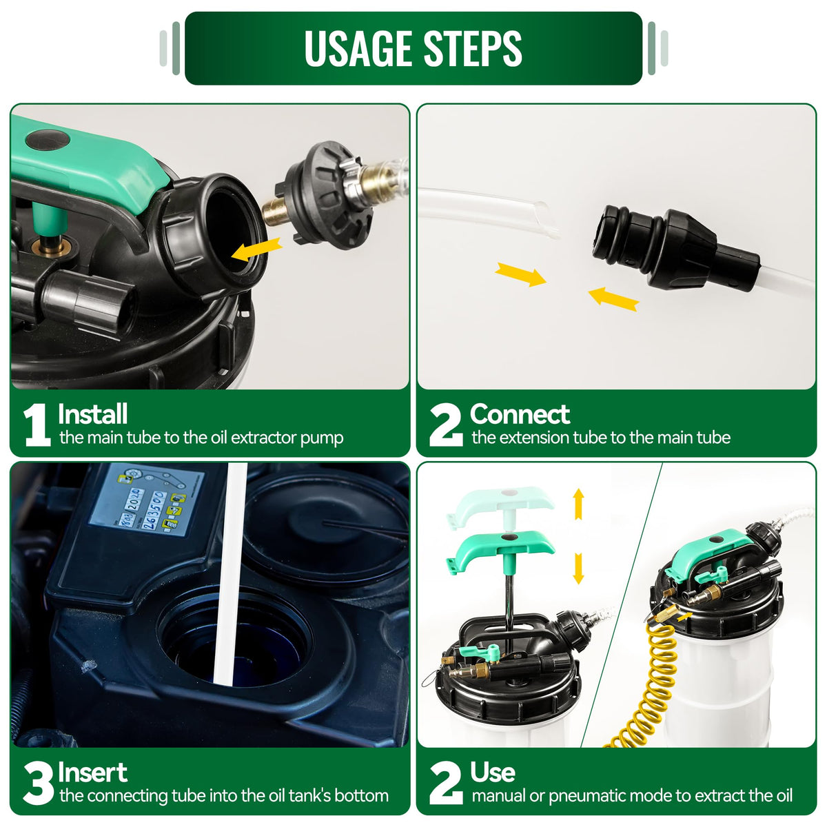 HTZSSON brake bleeding hose attached for controlled fluid removal