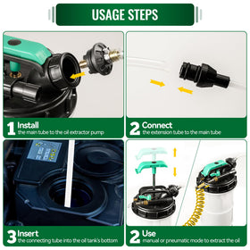 HTZSSON brake bleeding hose attached for controlled fluid removal