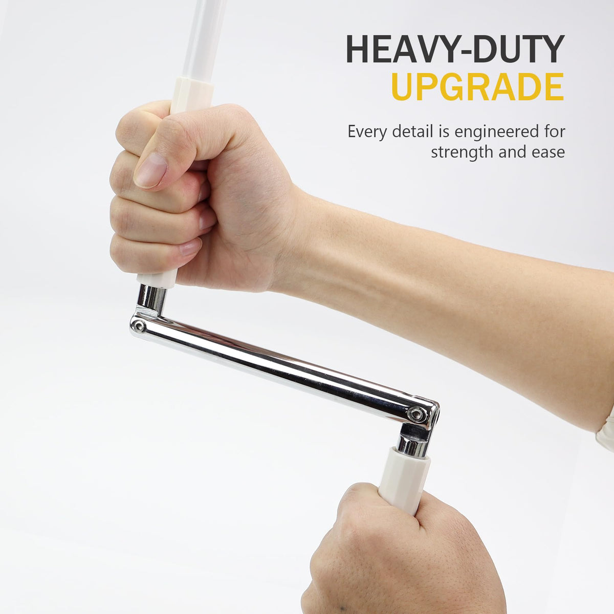 HUAALIUCHE iron core cutaway illustrating solid metal shaft for greater strength