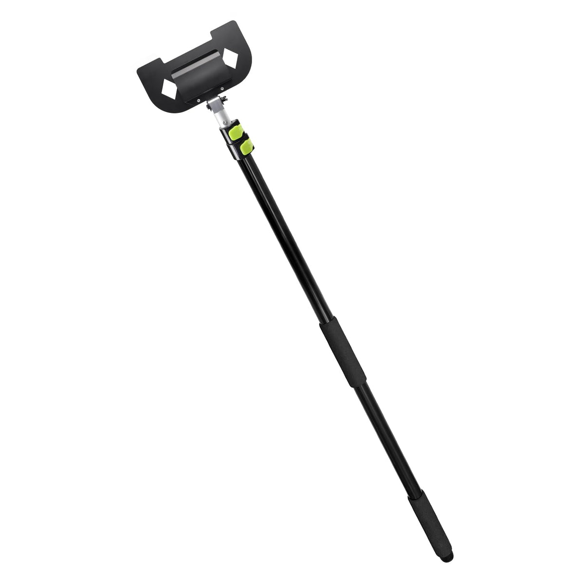 HUAALIUCHE front view large head showing durable black-sand finish and secure fit