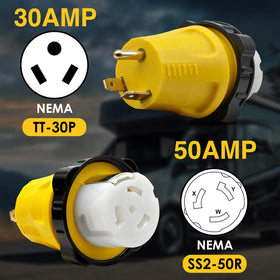 HUBRV ergonomic side grip detail for easier handling and secure connections