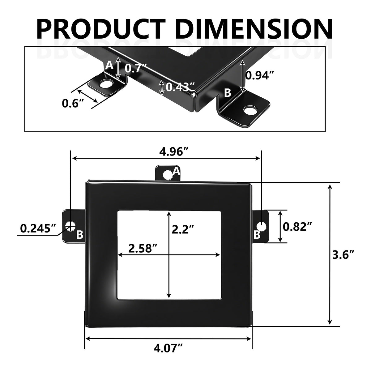 HUDEX label and coating detail showing corrosion-resistant finish