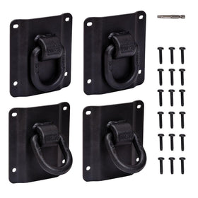 HUGALL front packaging showing four tie down anchors and included screws useful for quick install