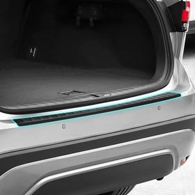 Hugeek installed on Lexus RX bumper full-width showing protection during loading benefit