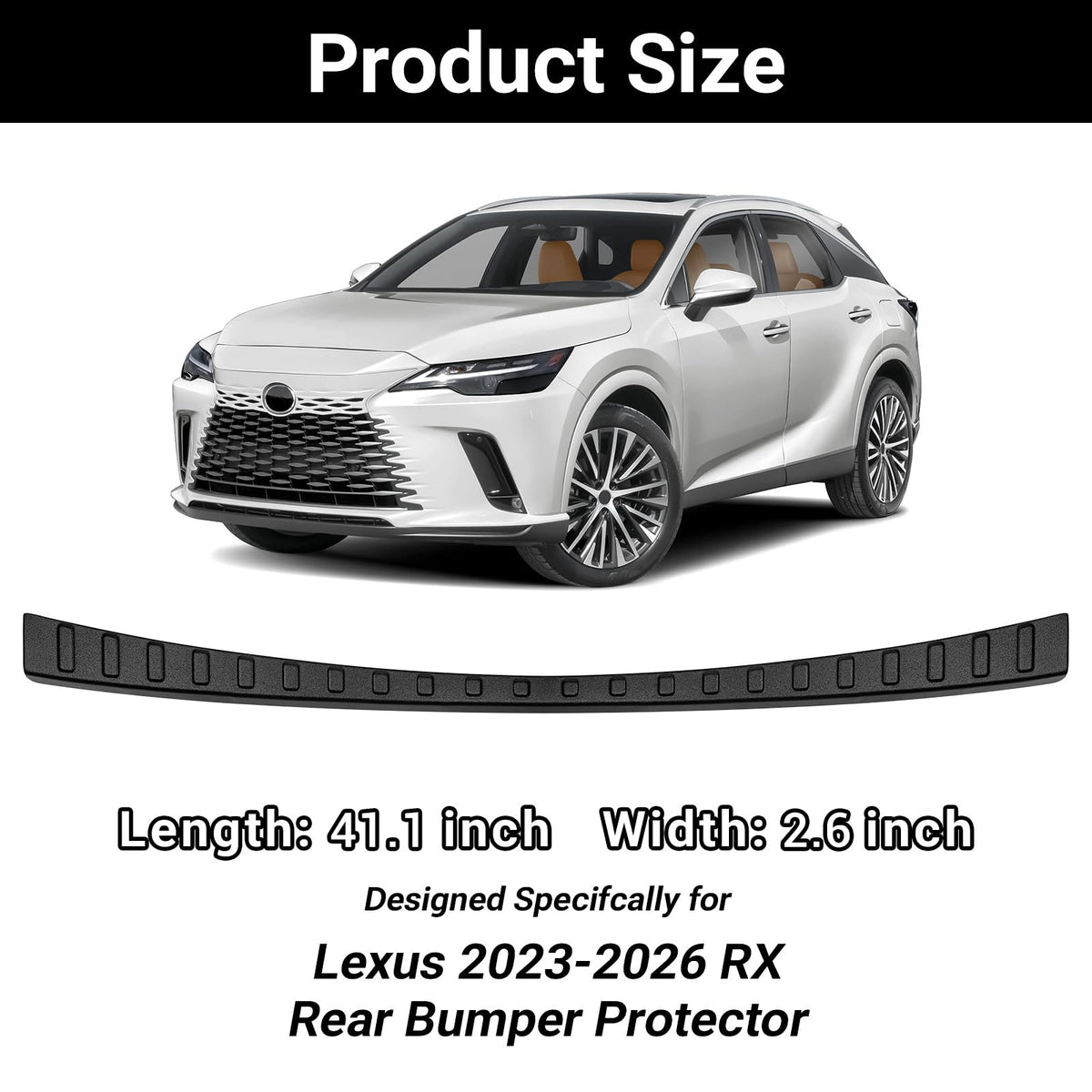 Hugeek on a parked Lexus with open trunk showing lifestyle protection and clean appearance benefit