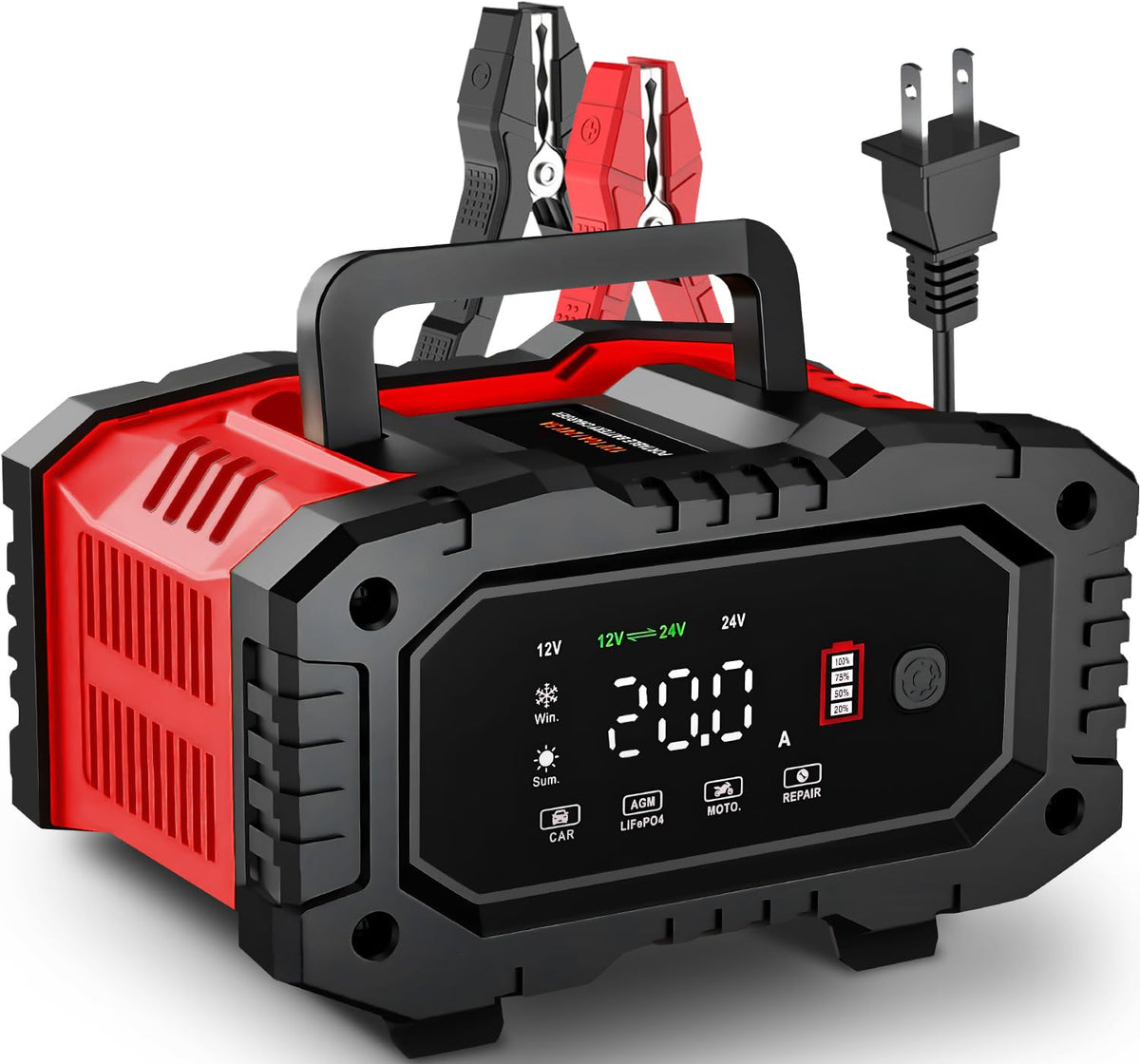 Huiaipaic front panel showing controls and clear LCD for easy monitoring