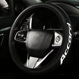 HUIANTS cover installed on Accord steering wheel showing improved grip