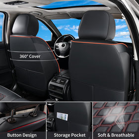 Huidasource anti-slip silicone dots underseat keeping covers secure during driving