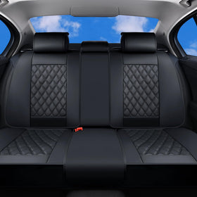 Huidasource front view showing full rear seat protection and sleek appearance