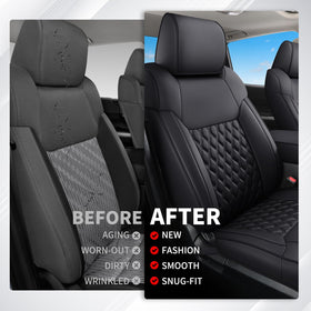 Huidasource front seat back pocket storage showing handy organization benefit