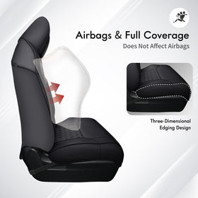 Huidasource headrests covered detail showing full coverage and uniform look