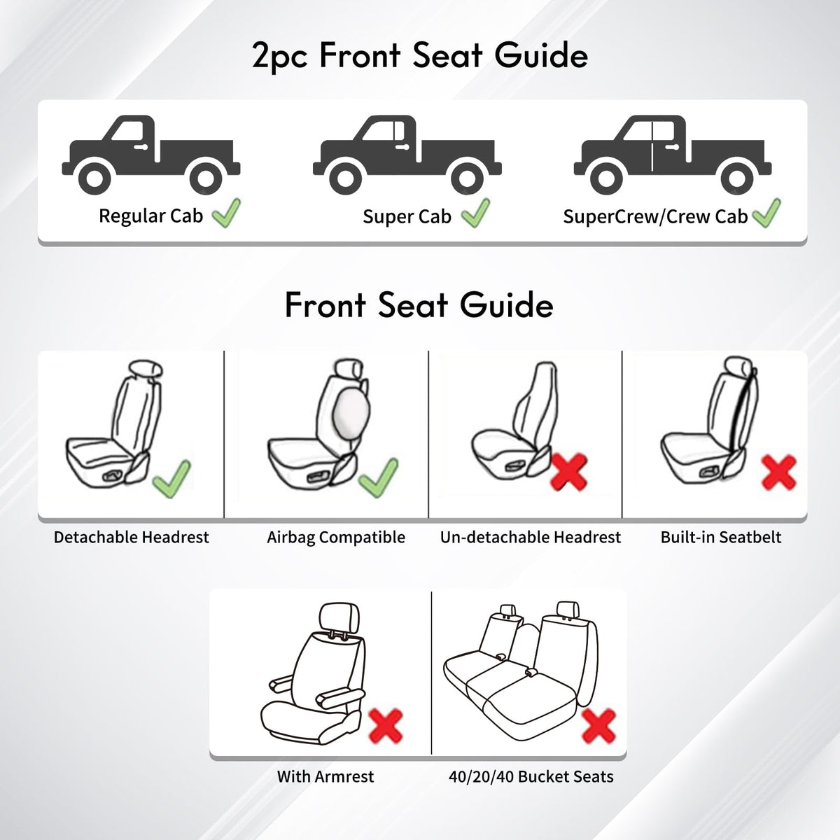 Huidasource side wrap and airbag access preserving safety features and secure fit