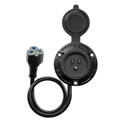 HulkGoo front panel inlet showing face and cover for easy access