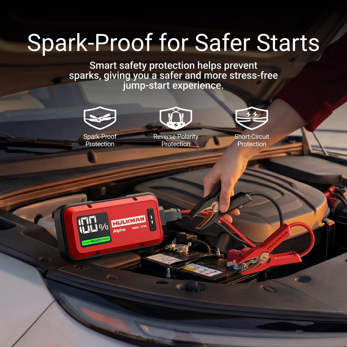 Hulkman Alpha flashlight strobe demonstrating visibility and emergency lighting