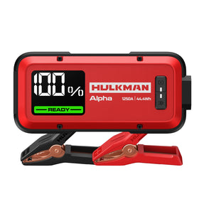 Hulkman Alpha Ultra Red front view showing compact design and portability benefit