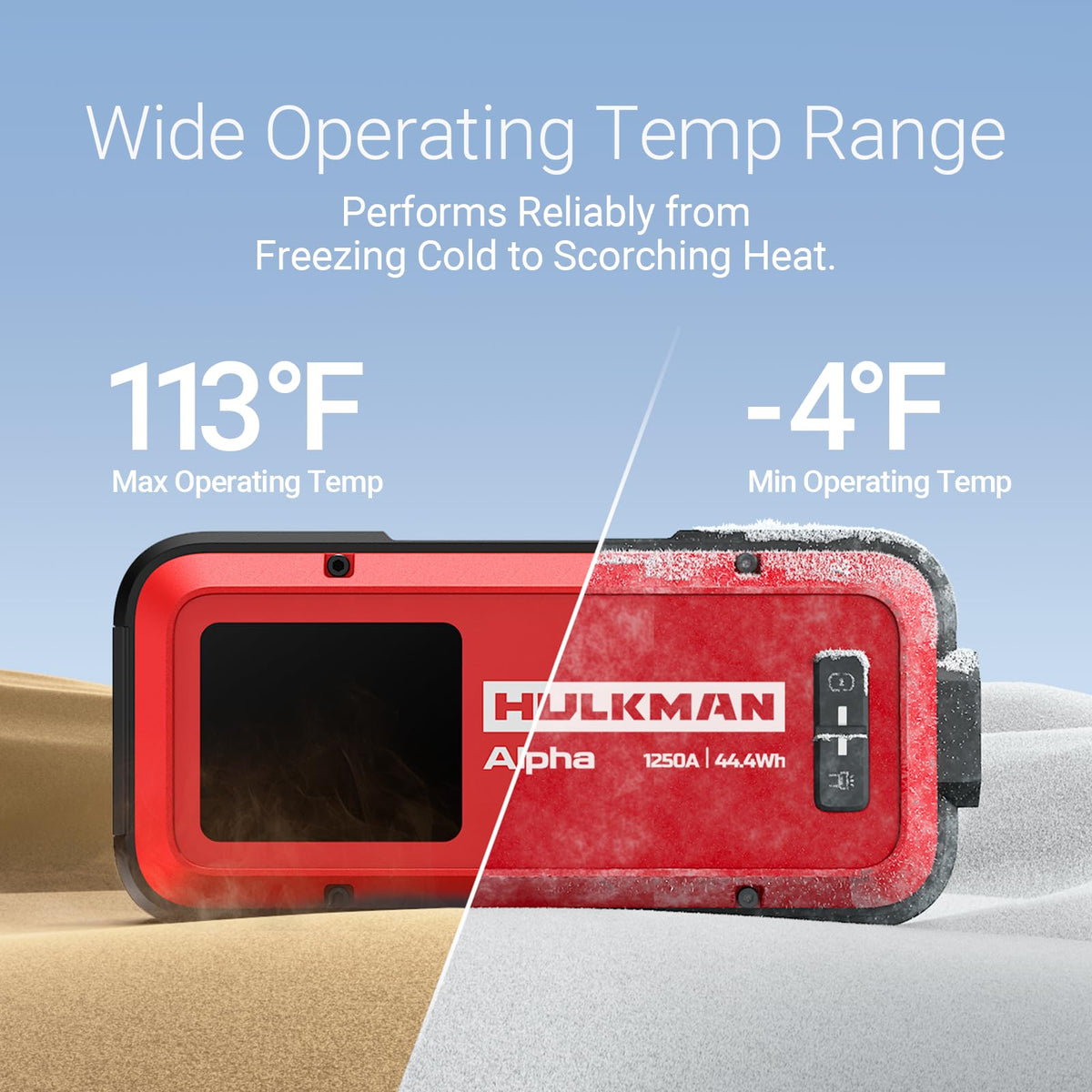 Hulkman Alpha Ultra Red stowed in glovebox demonstrating easy storage benefit