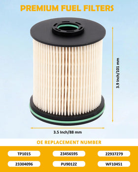 Humoony filter next to ruler showing compact size and correct fitment