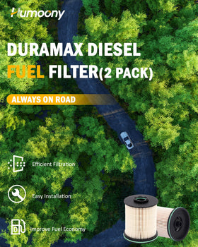Humoony filter in truck service scene demonstrating practical installation benefit