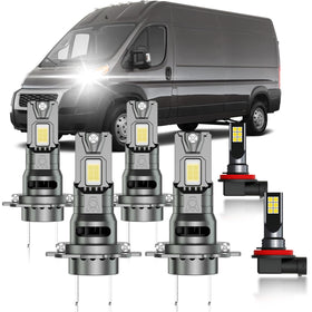 HUOKEDS front packaging showing the bulb kit and clear fitment information