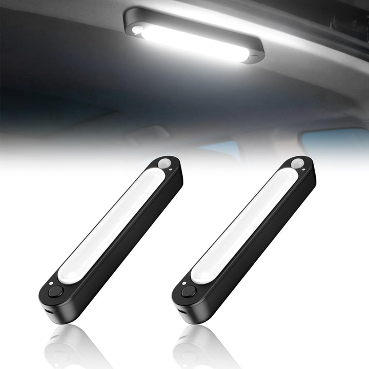HUOYANGUANG front packaging showing two rechargeable lights and benefits