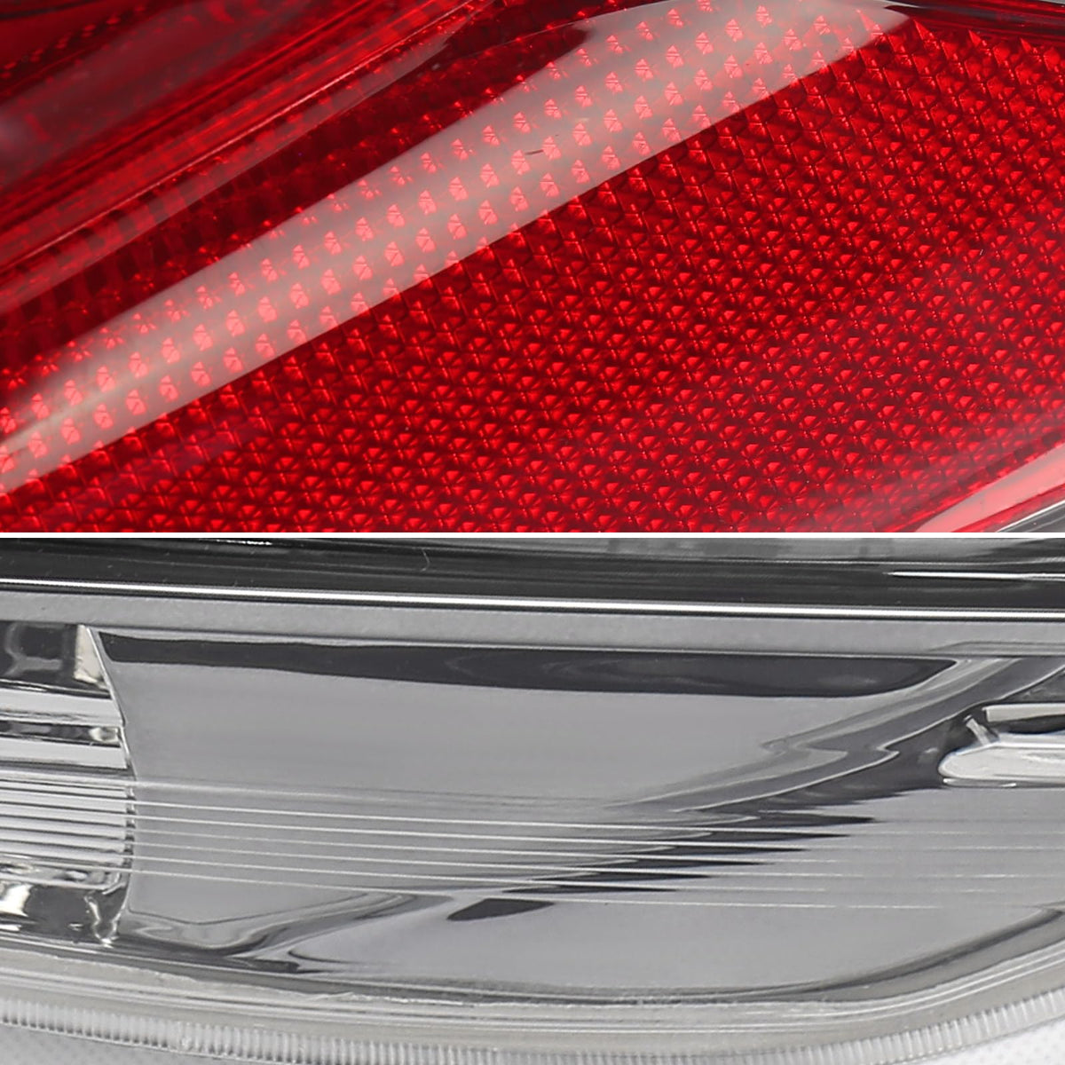 Huray tail light rear view showing connector plug and easy installation benefit