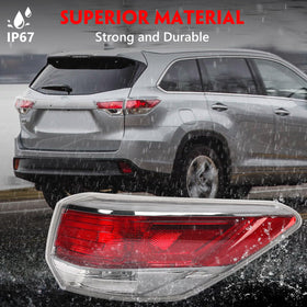 Huray tail light installed on Highlander restoring original rear appearance