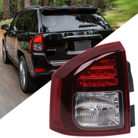 Huray left tail light front assembly showing clean fit and improved visibility