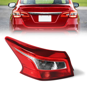 Huray left tail light front view showing clear red lens and factory look benefit