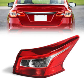 Huray right tail light front view showing clear red lens and exact fit benefit