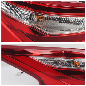 Huray tail light installed on Nissan Altima showing correct alignment benefit: plug-and-play fit