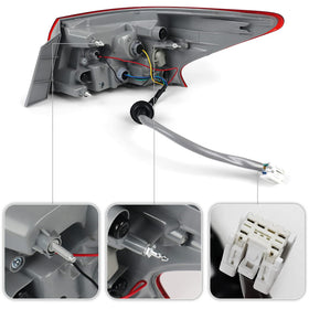 Huray tail light installed on Nissan Sentra demonstrating seamless OE fit benefit