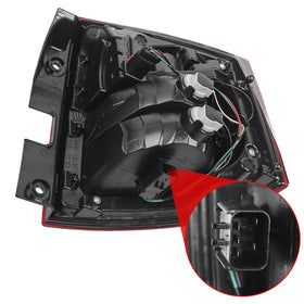 Huray tail light side profile showing mounting points for accurate fitment