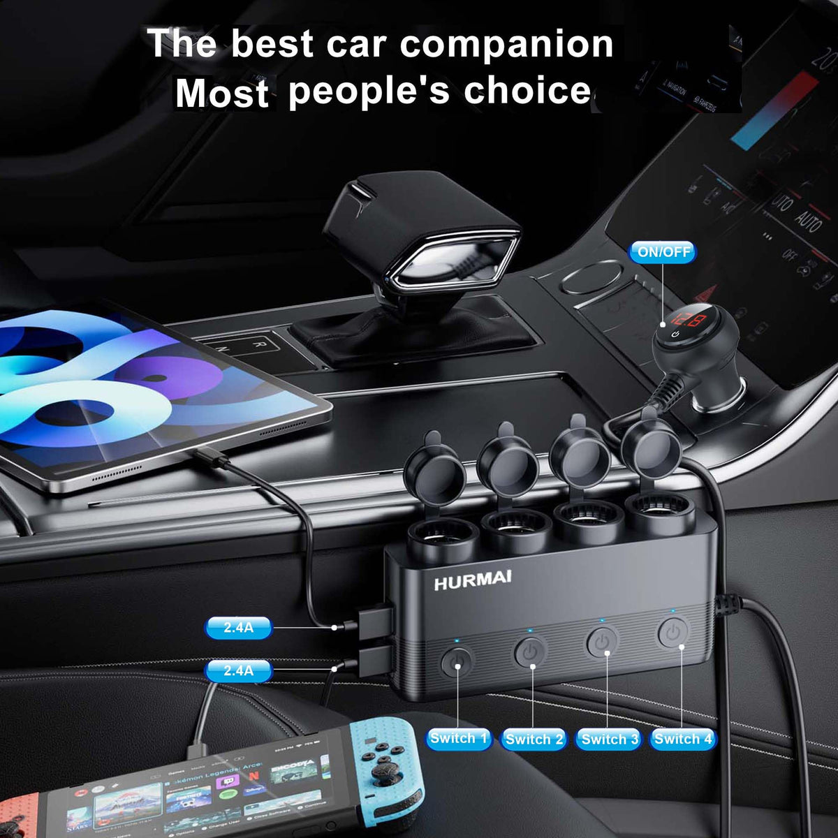 HURMAI next to smartphone showing compact size and portability