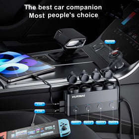 HURMAI next to smartphone showing compact size and portability