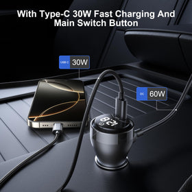 HURMAI USB-C PD 30W adapter view providing device charging convenience