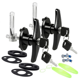 Hurrikom front view showing lock assembly and components for quick identification and fit
