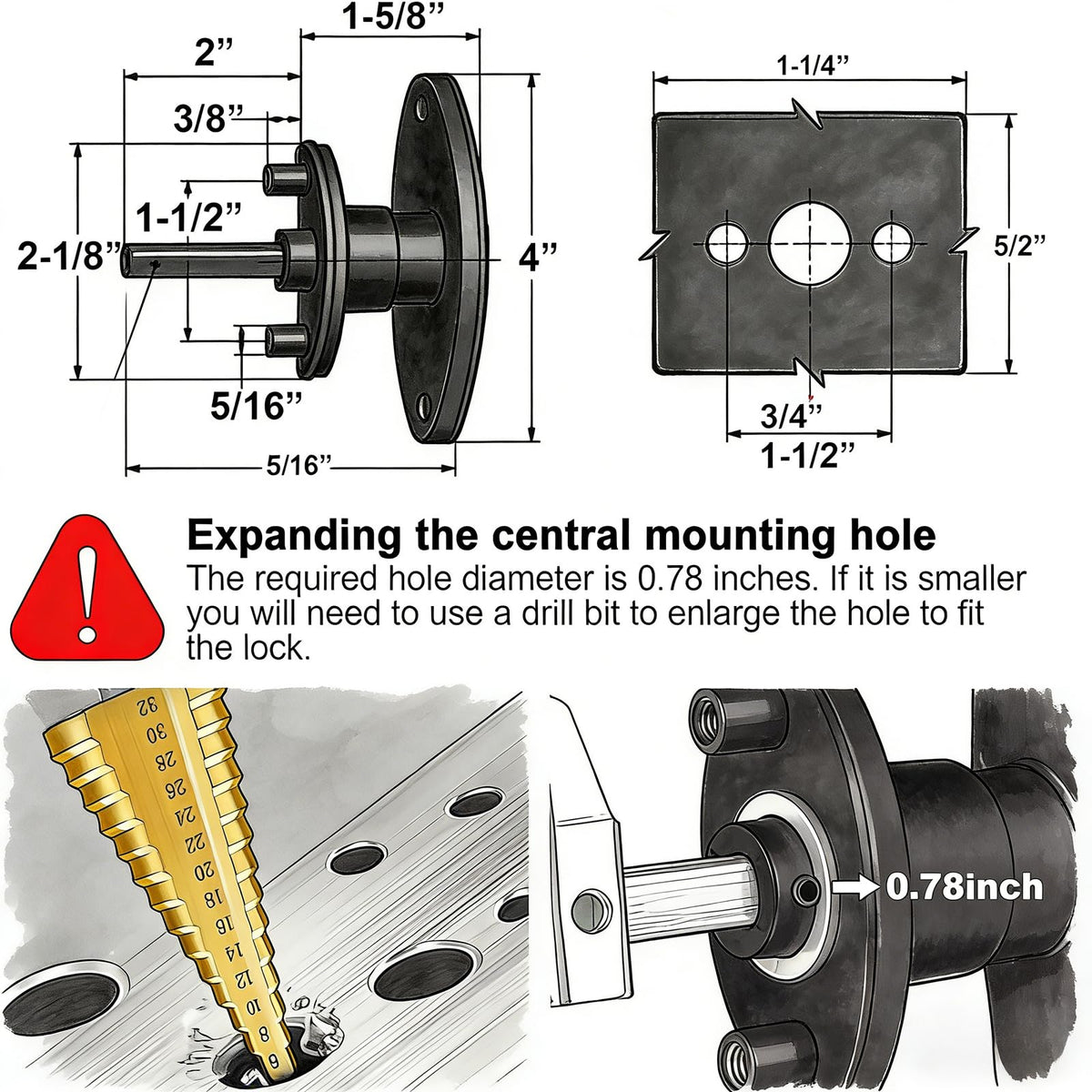 Hurrikom keyed cylinders with two keys showing anti-tamper dual-tumbler benefit