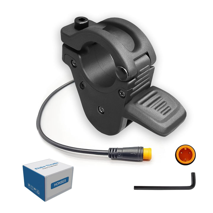 HUSETOO 300X front view showing compact thumb lever and housing for precise control