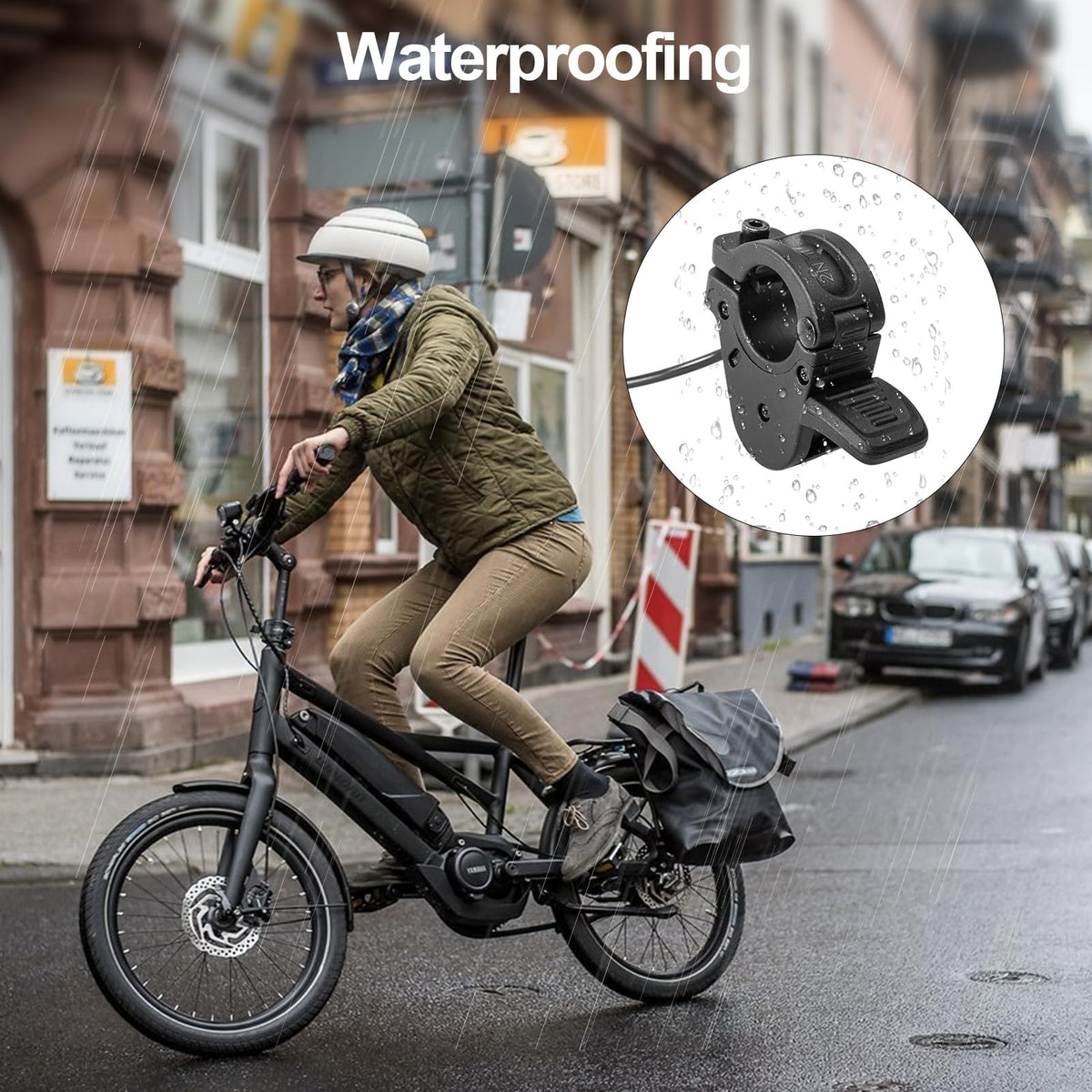 HUSETOO on an electric scooter in use showing real‑world riding and dependable operation