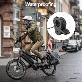 HUSETOO on an electric scooter in use showing real‑world riding and dependable operation