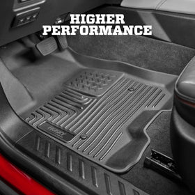 Husky Liners close-up tread texture for secure traction and no-slip benefit