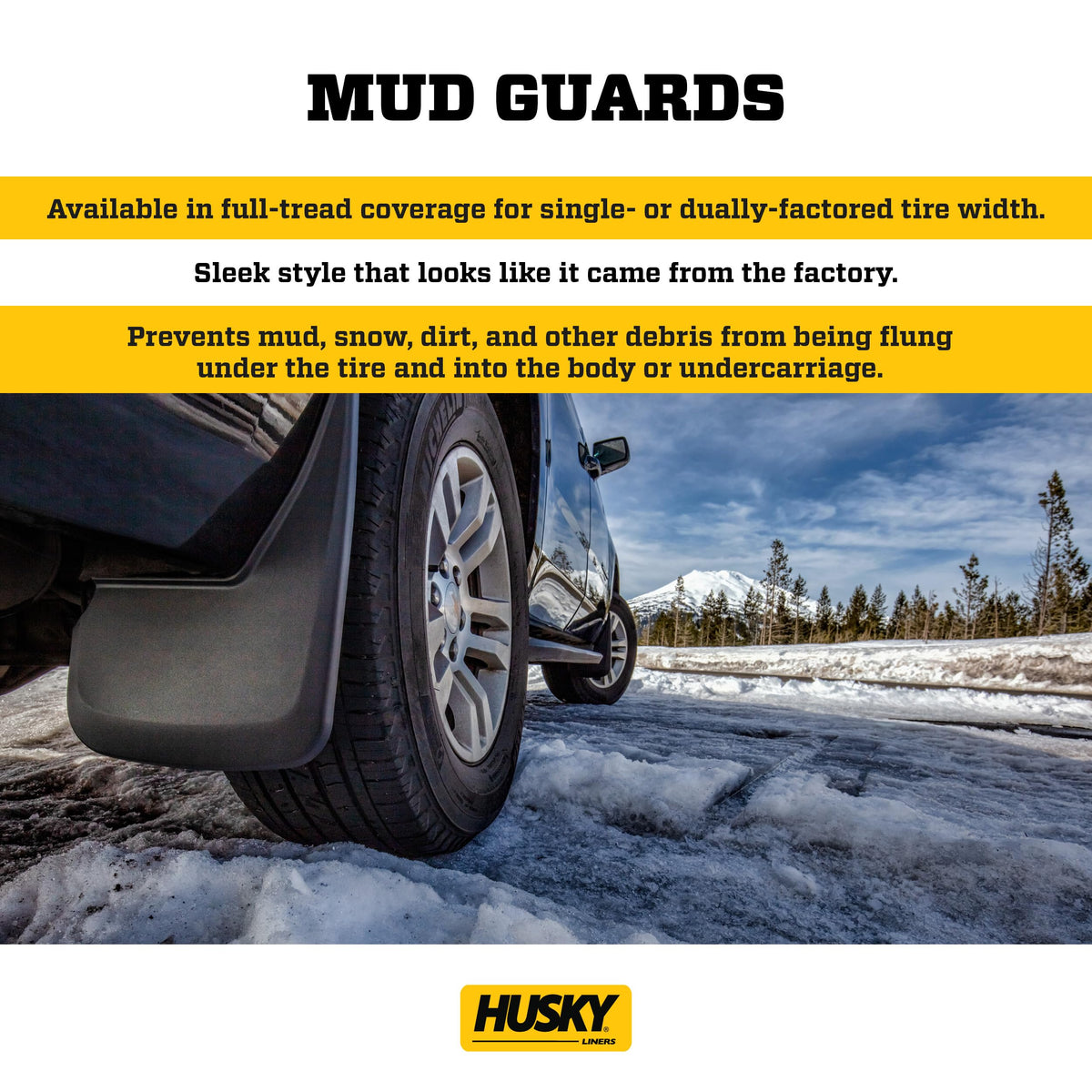 Husky Liners close-up of thermoplastic texture emphasizing impact resistance