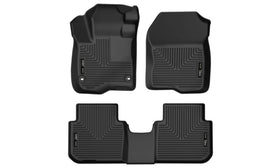 Husky Liners front-row liners installed in CR‑V protecting carpets