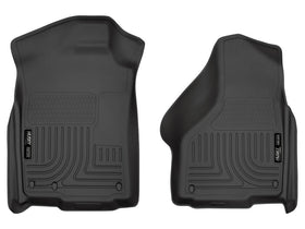 Husky Liners driver-side front liner showing precise fit and carpet protection