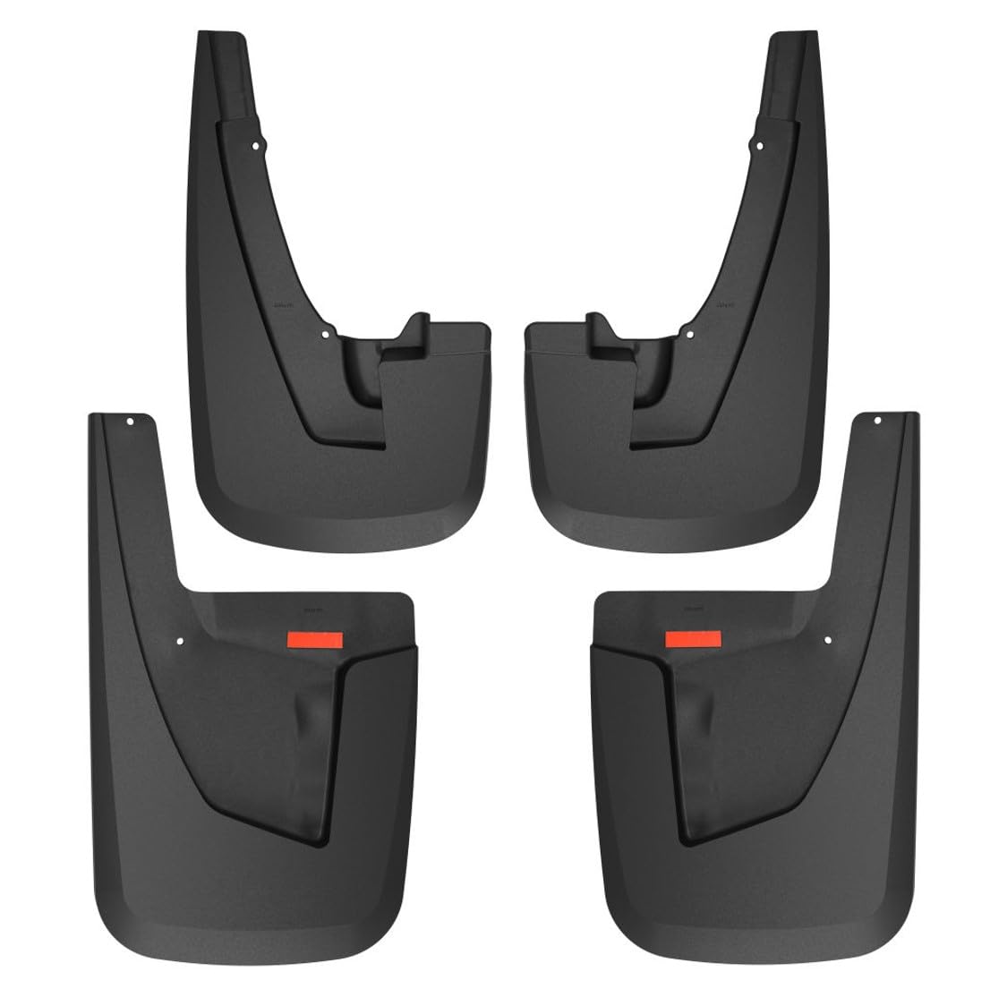 Husky Liners front mud guard packaging showing ready-to-install protection