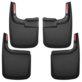 Husky Liners rear mud guards front view showing clean factory-fit and stylish protection