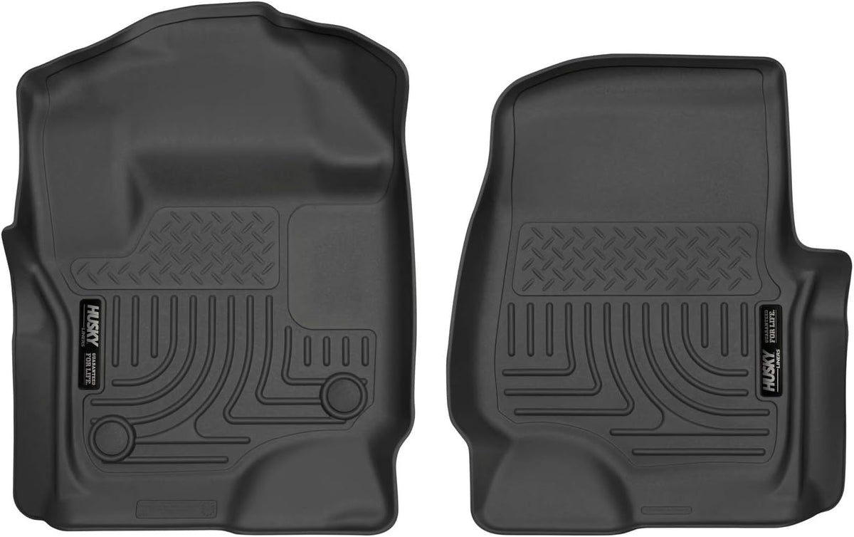 Husky Liners front packaging showing model fit and benefits