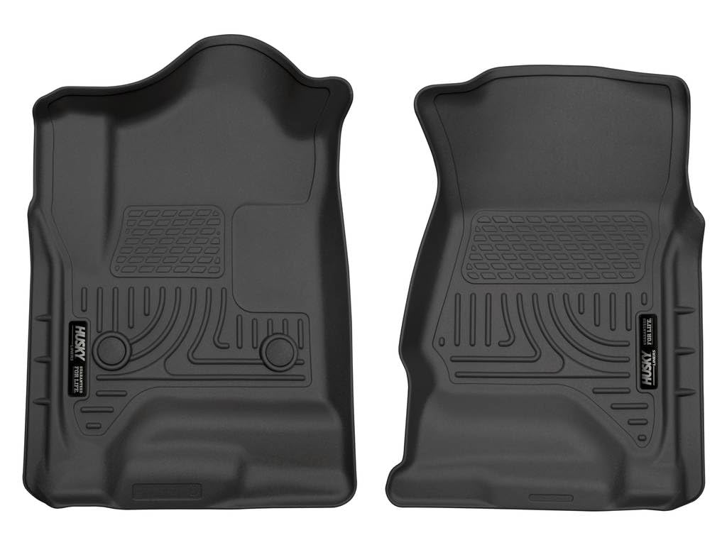 Husky Liners close-up of packaged Weatherbeater front liners, durable protection