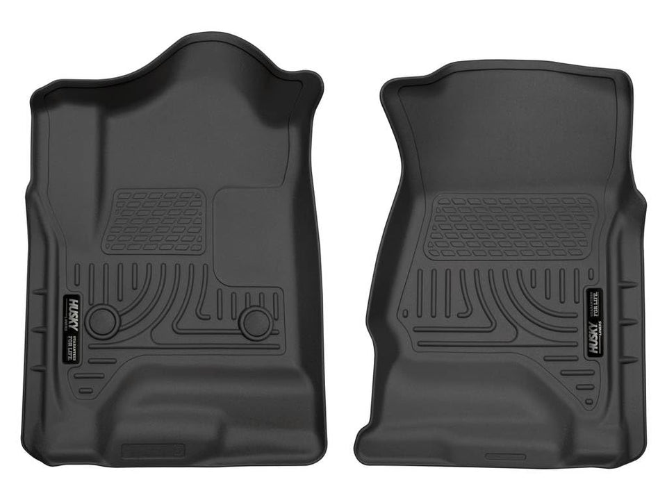 Husky Liners close-up of packaged Weatherbeater front liners, durable protection